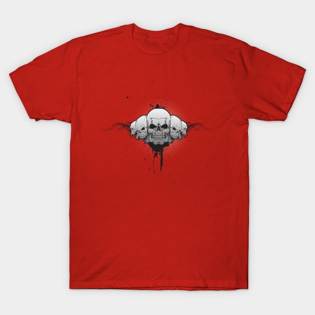 Gathering of Skulls T-Shirt by viSionDesign